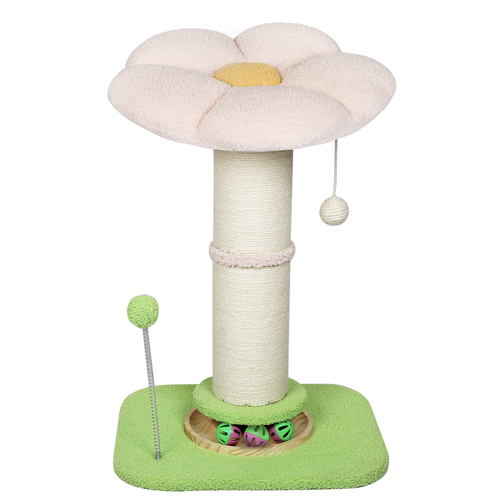 Pawz Cat Scratching Post Flower 61.5cm Cat Tree Tower