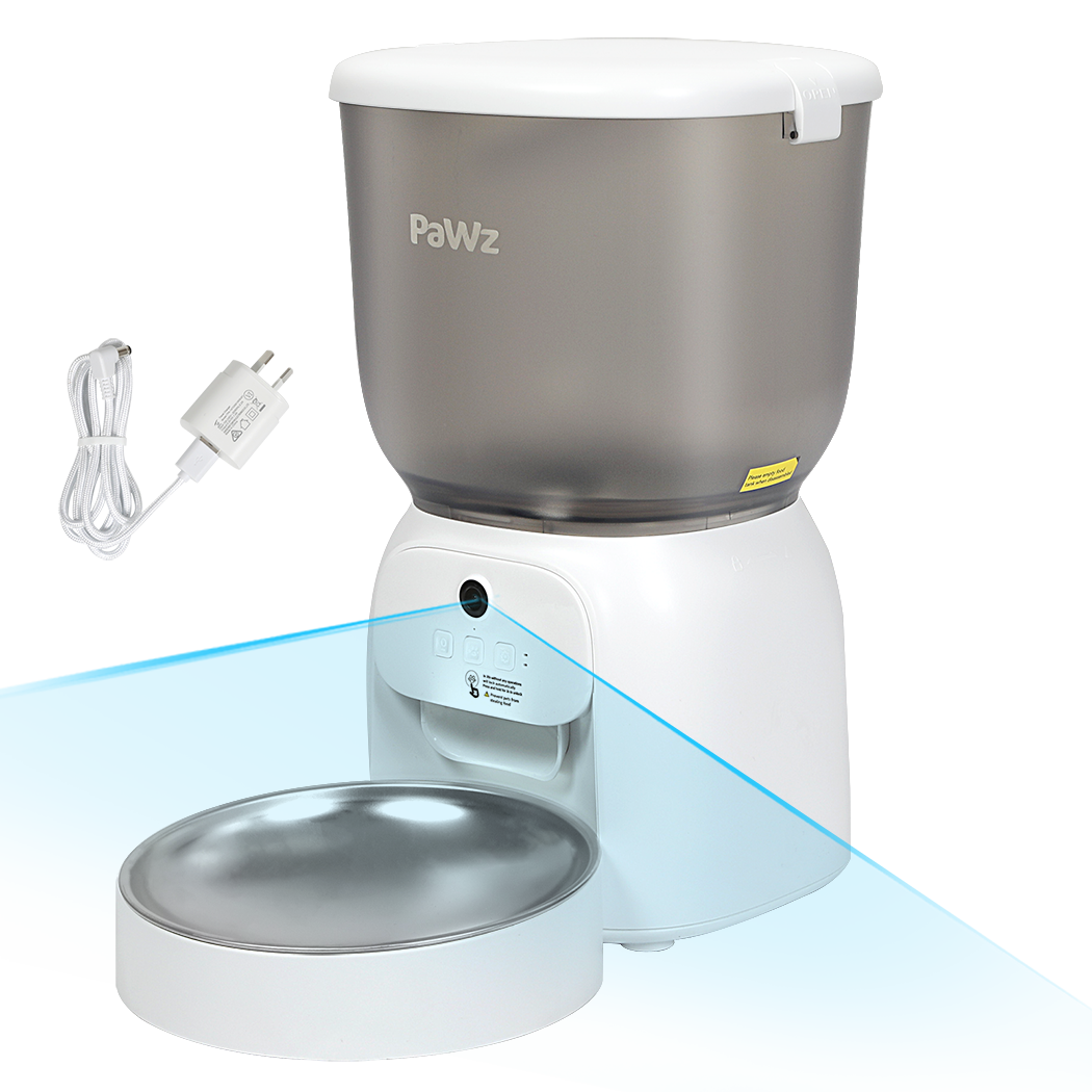 Pawz 4L Auto Pet Feeder Automatic Camera WiFi App
