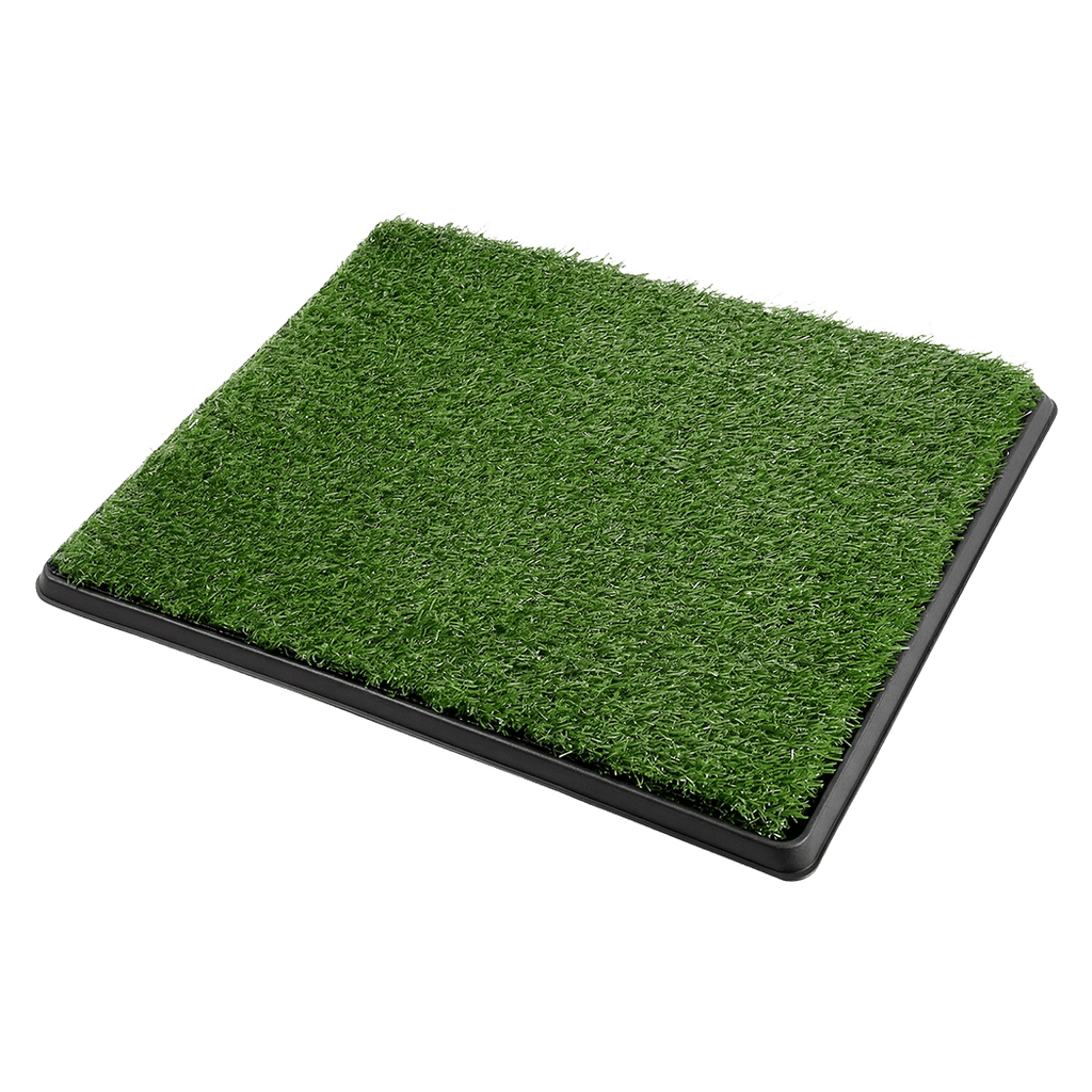 Pawz Dog Potty Tray with Grass Mat Washable Puppy Portable Training Toilet