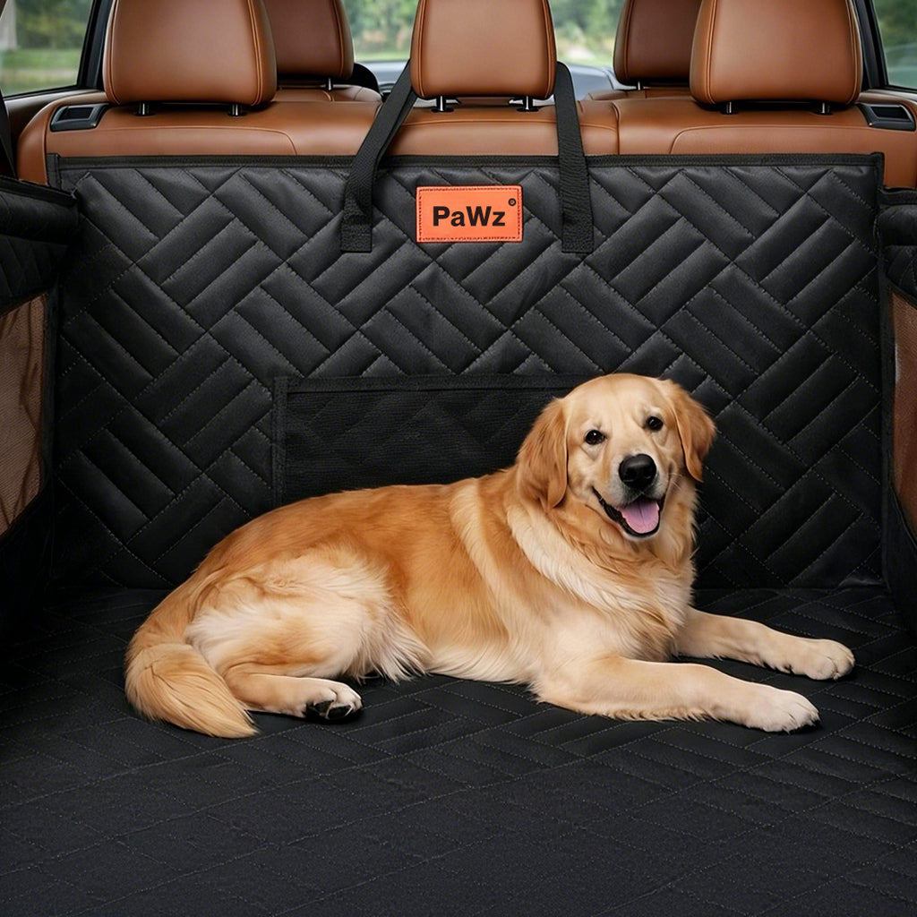 Pawz Dog Car Seat Bed Rear Safety Protector Pet Hammock Non Slip Waterproof