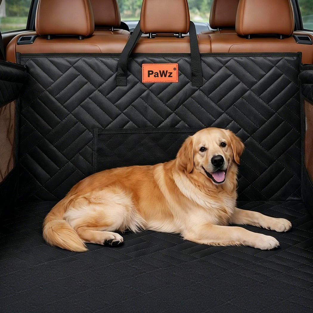 Pawz Dog Car Seat Bed Rear Safety Protector Pet Hammock Non Slip Waterproof