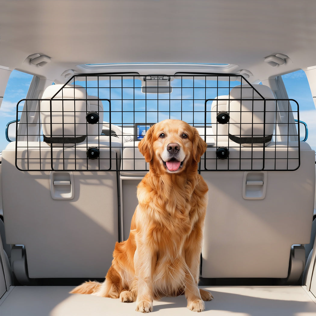 Pawz Pet Car Barrier Dog Gate Safety Guard Dividers Adjustable for SUV Vehicles