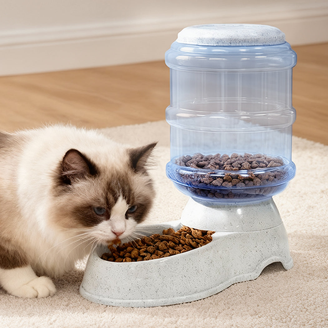 Pawz Automatic Pet Feeder Water Dispenser 3.5L Grey
