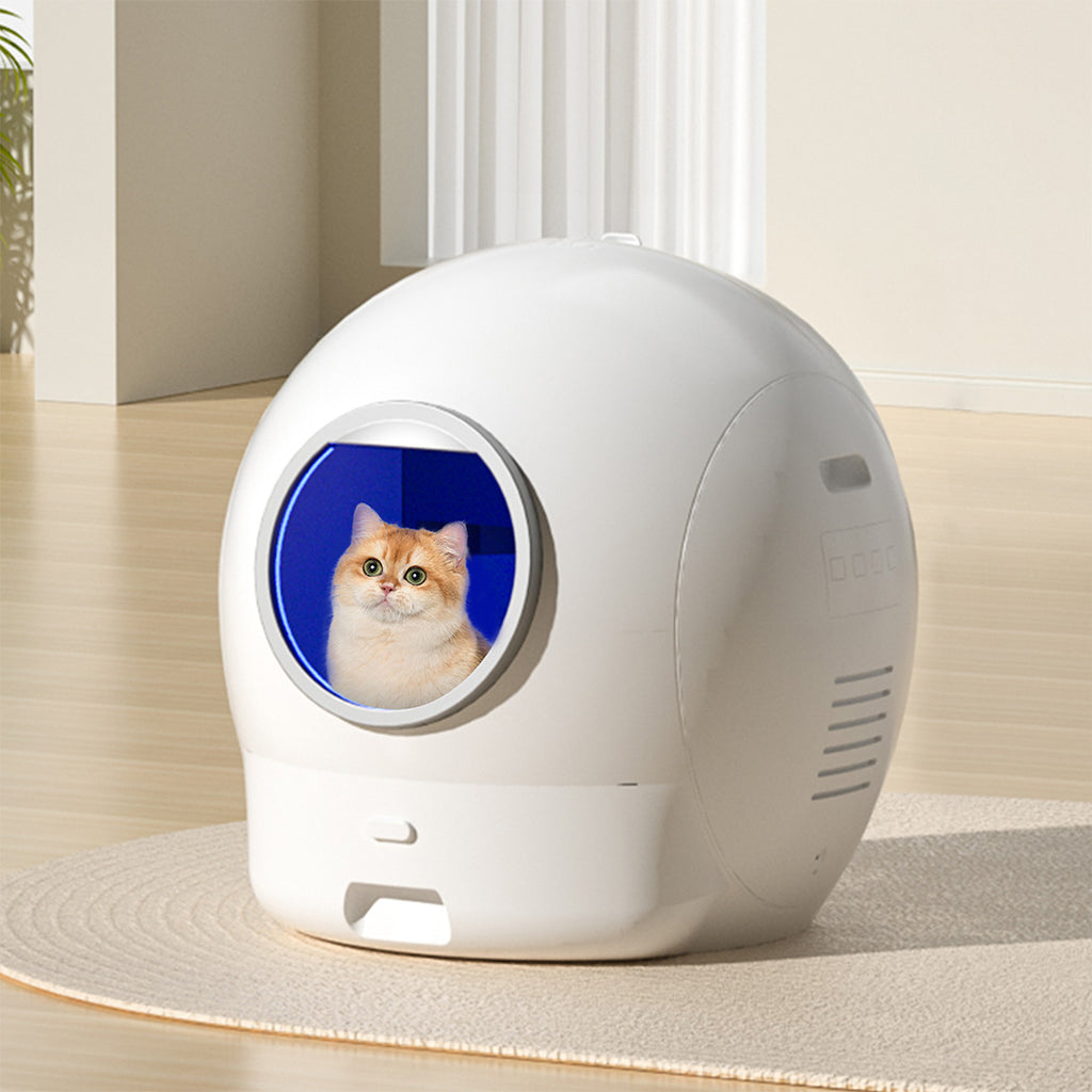 Pawz Self Cleaning Cat Litter Box Large Enclosed Toilet