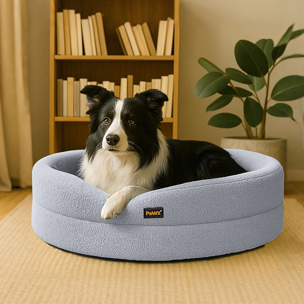 Pawz Pet Orthopedic Calming Bed Memory Foam Dog Sofa
