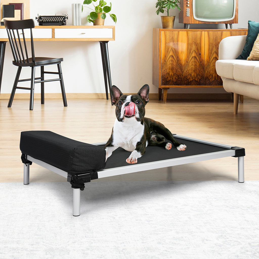 PaWz Pet Trampoline Aluminium Frame M Black Medium