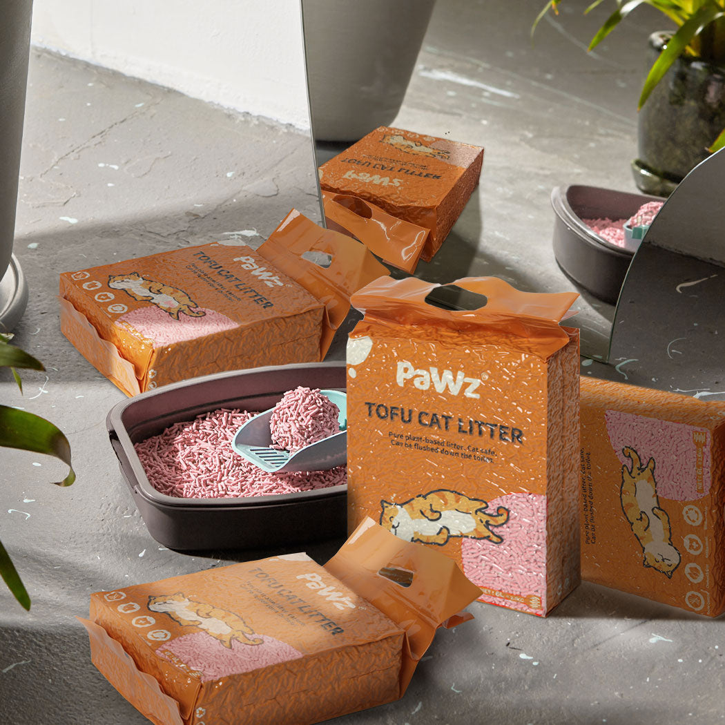 PaWz 2.5kg Tofu Cat Litter Clumping Watermelon x1