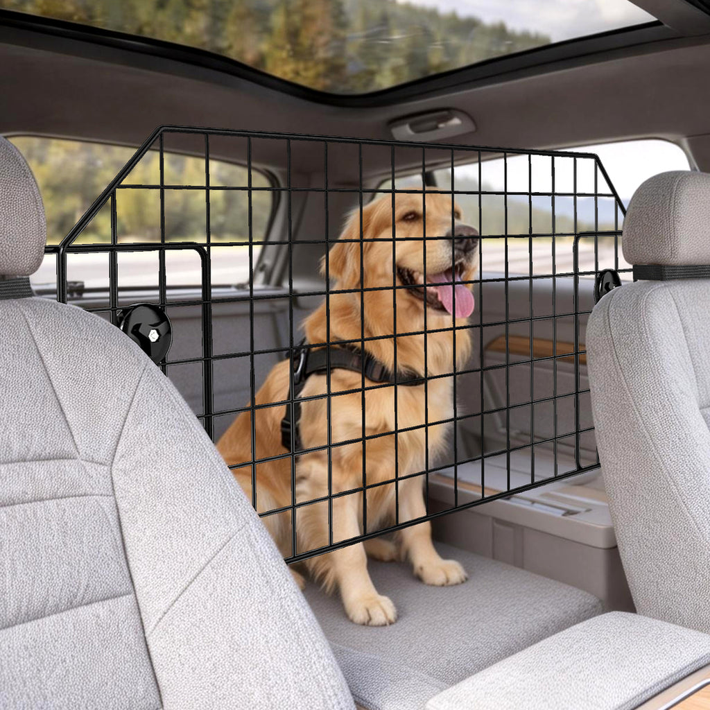 Pawz Pet Car Barrier Dog Gate Safety Guard Dividers Adjustable for SUV Vehicles