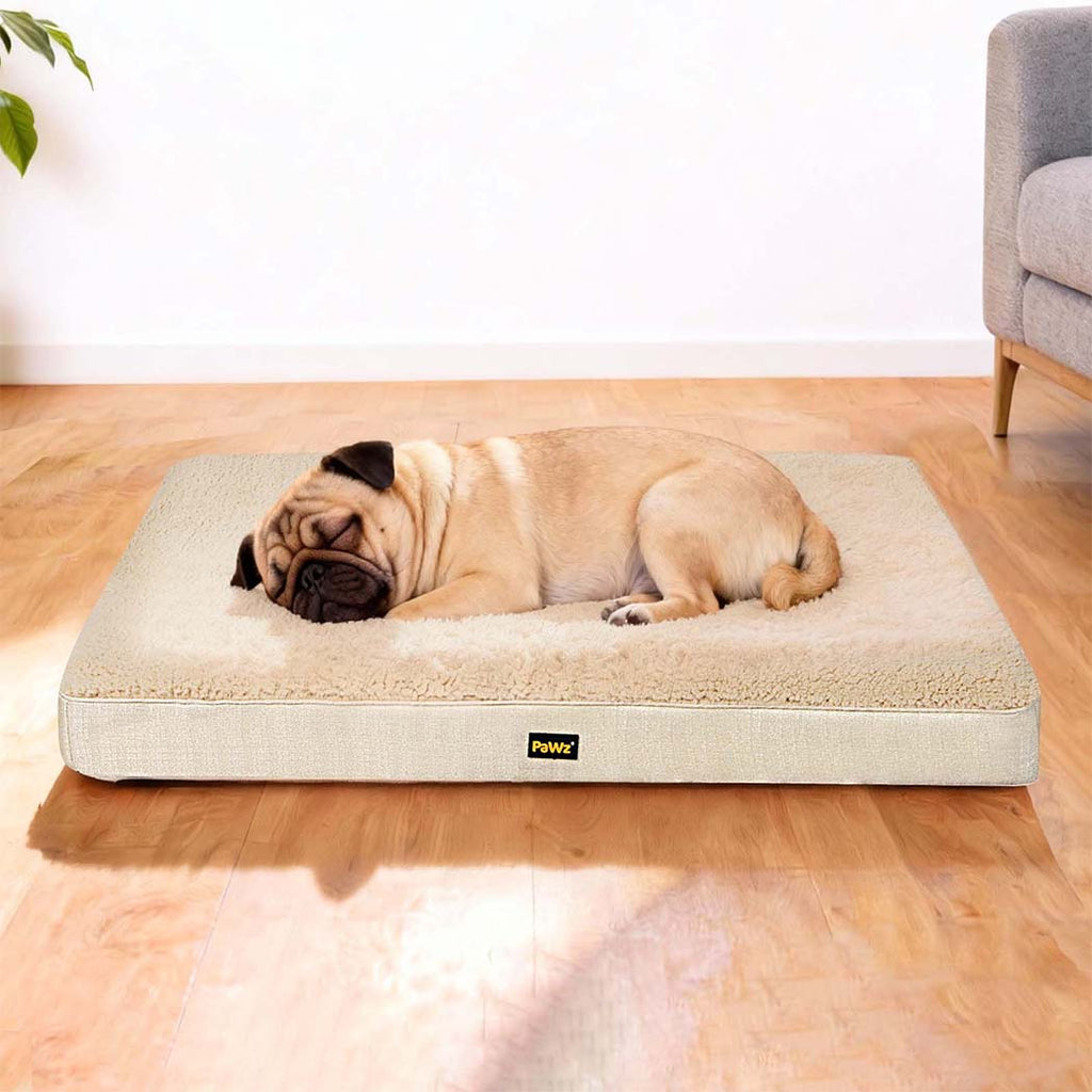 Pawz Dog Bed Soft Pet Mat Cushion Removable Washable