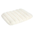 Pawz M Size Orthopedic Dog Bed with Sherpa Plush Removable Cover in White