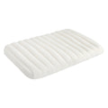 Pawz L Size Orthopedic Dog Bed with Sherpa Plush Removable Cover in White