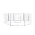 PaWz 8 Panel 24'' Pet Dog Playpen Puppy White 24 inch