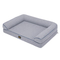 Pawz Cooling Orthopedic Dog Bed Waterproof Lining Washable Memory Foam Grey L