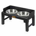 Pawz Elevated Dog Bowls Pet Feeder 6 Height Adjustable Raised Food Water Large