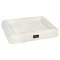 Pawz XL Size Orthopedic Dog Bed with Corduroy Removable Cover Waterproof Washable Beige
