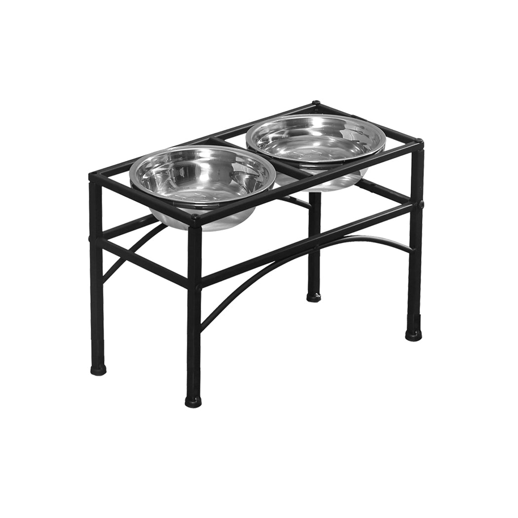 PaWz Dual Elevated Raised Pet Dog Feeder Medium