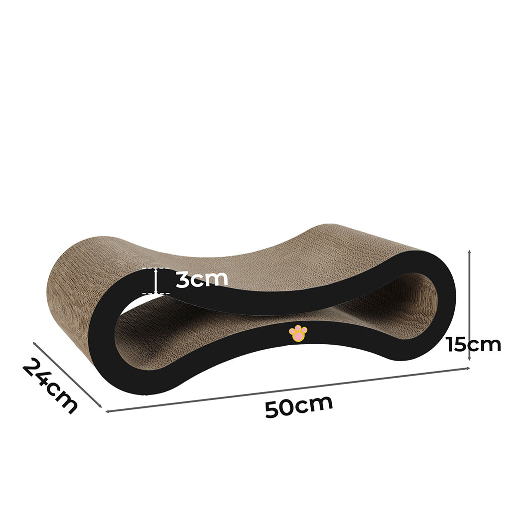 Pawz Cat Scratcher Board Bed Scratching Cardboard