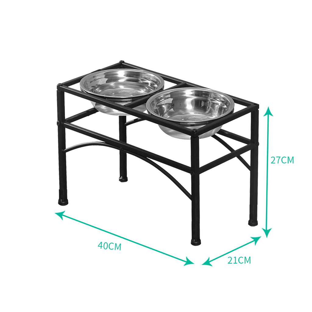 PaWz Dual Elevated Raised Pet Dog Feeder Medium