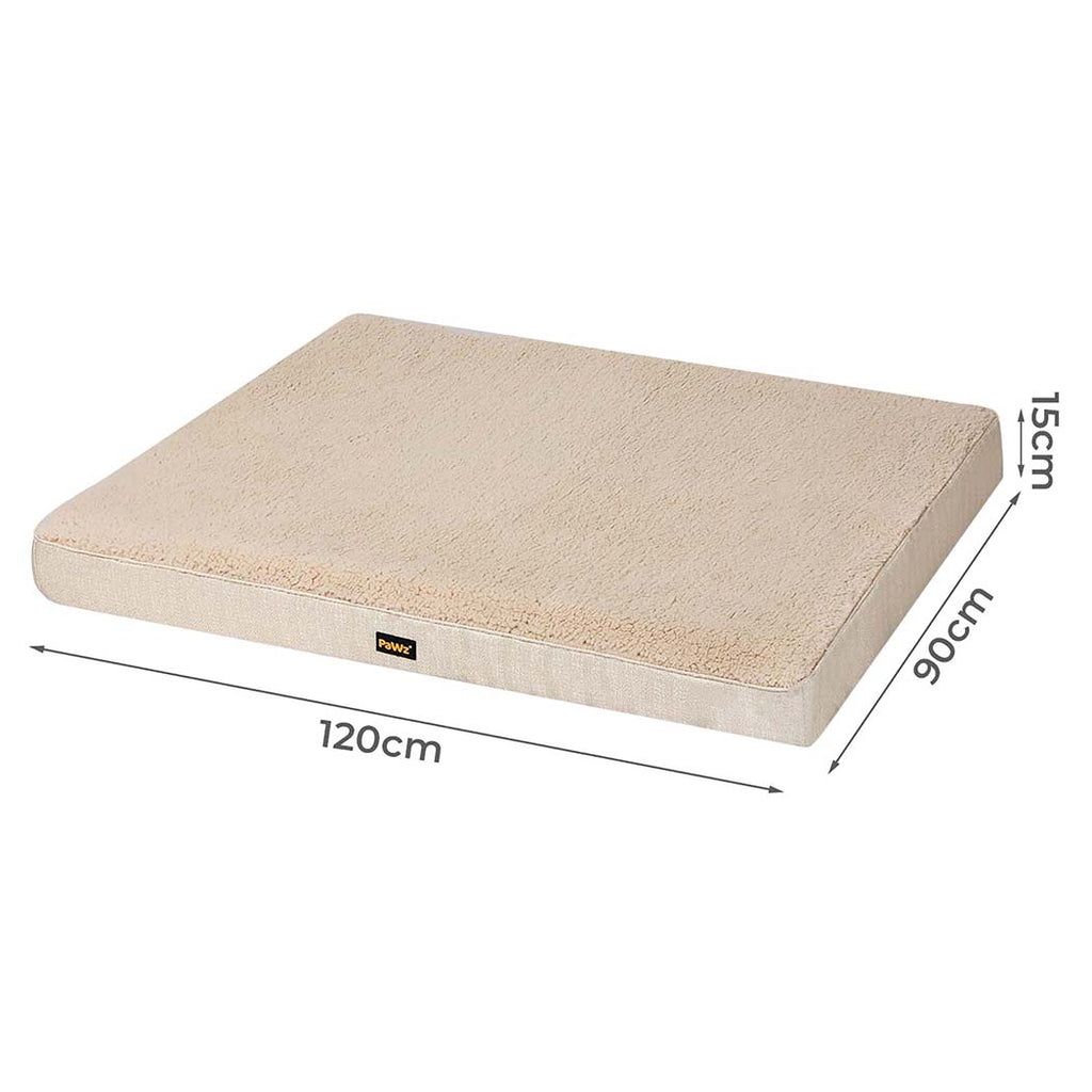 Pawz Dog Bed Soft Pet Mat Cushion Removable Washable