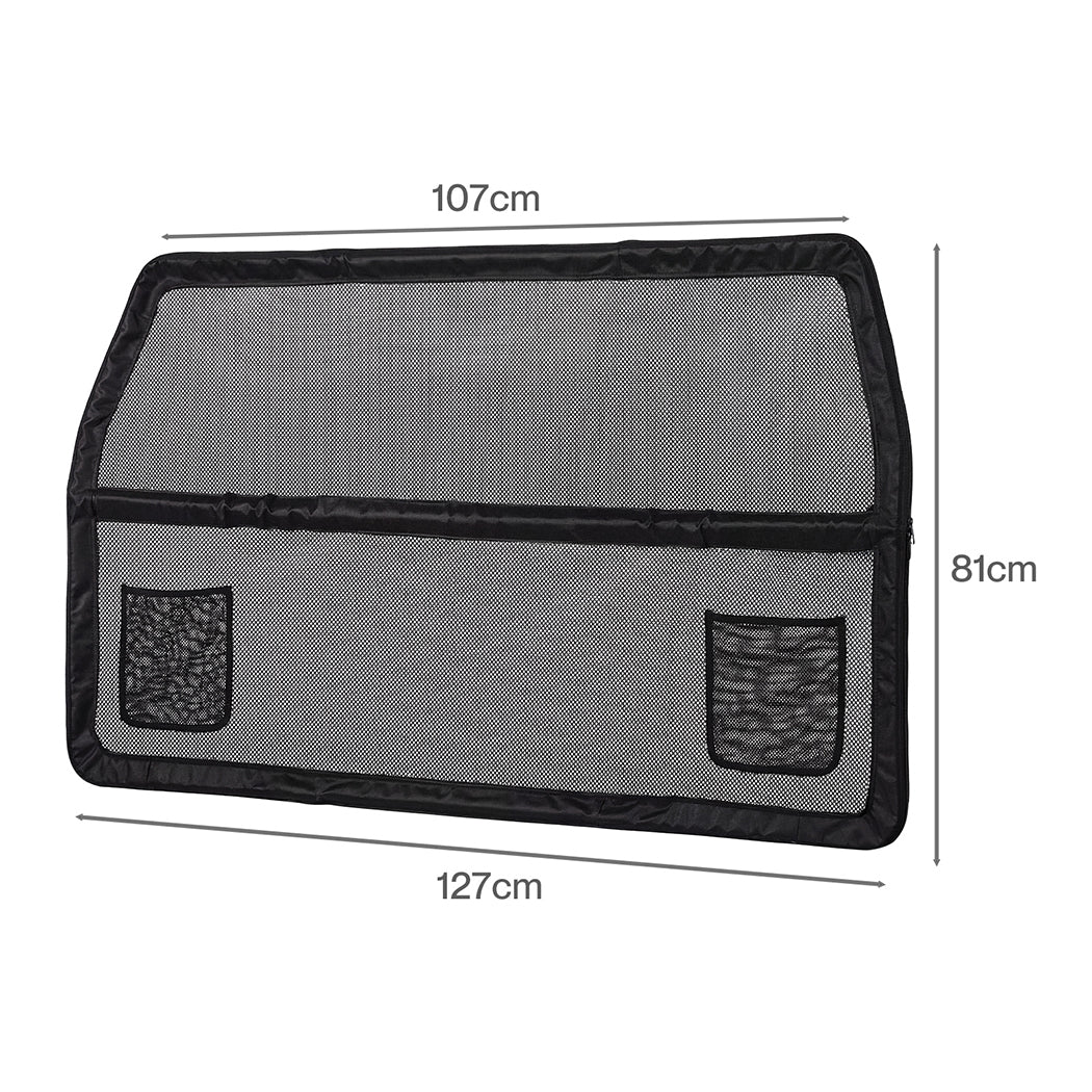 Pawz Dog Car Barrier Guard Back Seat Safety Protector Mesh Net Pet Small Divider