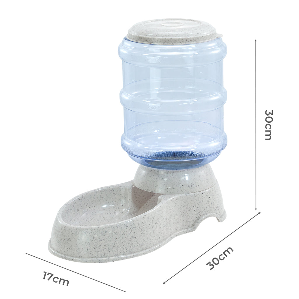 Pawz Automatic Pet Feeder Water Dispenser 3.5L Grey