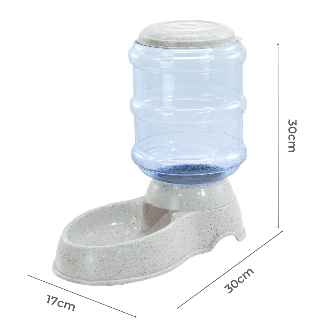 Pawz Automatic Pet Feeder Water Dispenser 3.5L Grey