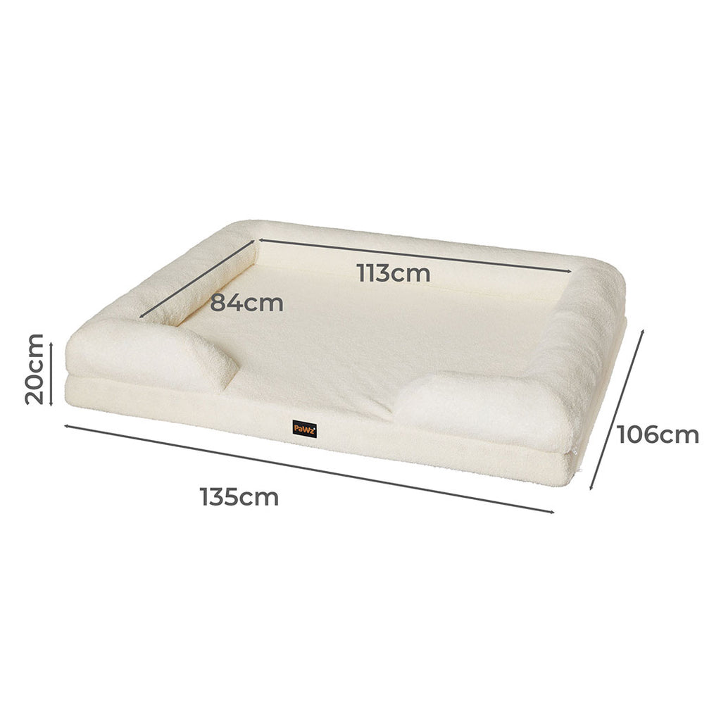 PaWz Memory Foam Pet Sofa Bed