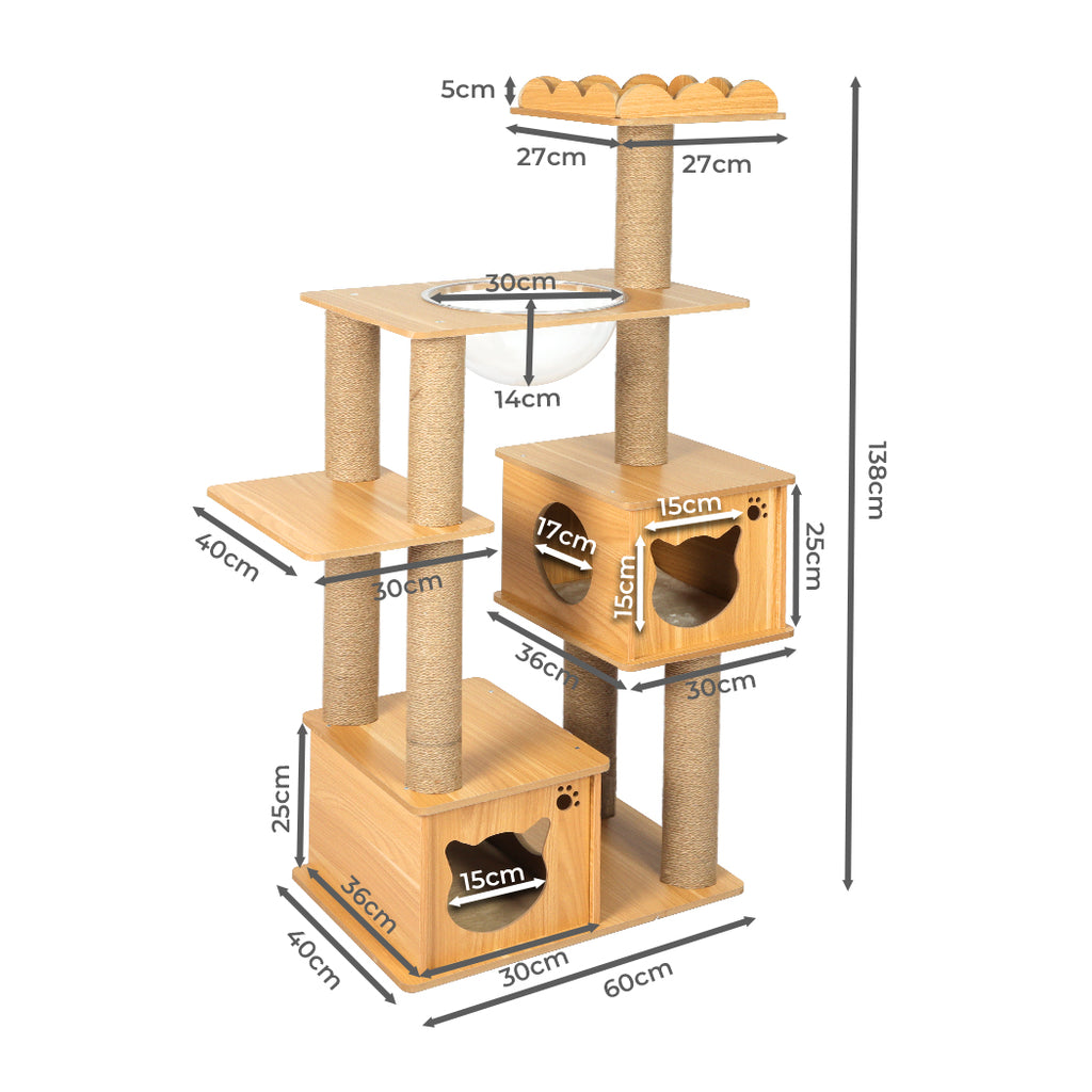 PaWz Cat Tree Scratching Post Scratcher