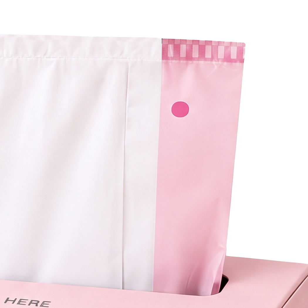 Pawz Cat Litter Bags 120 Count Drawstring 64 x 40cm 10kg HDPE White Pink