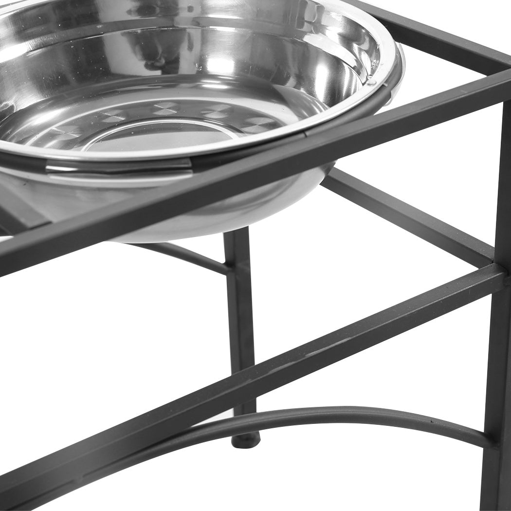 PaWz Dual Elevated Raised Pet Dog Feeder Small