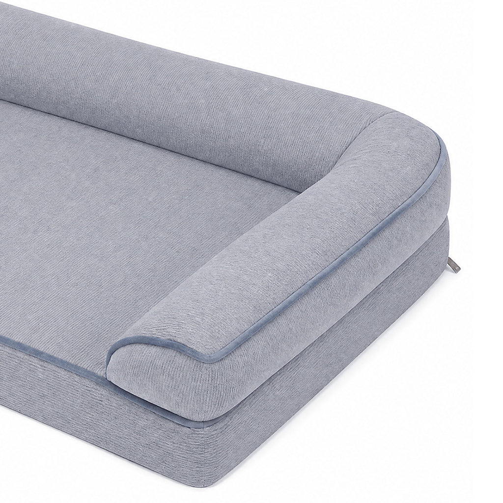 Pawz Cooling Orthopedic Dog Bed Waterproof Lining Washable Memory Foam Grey M