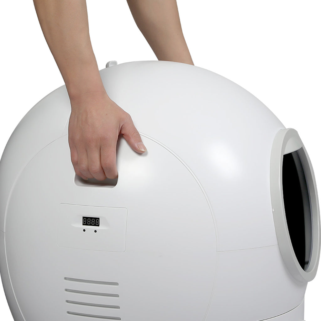 Pawz Self Cleaning Cat Litter Box Large Enclosed Toilet