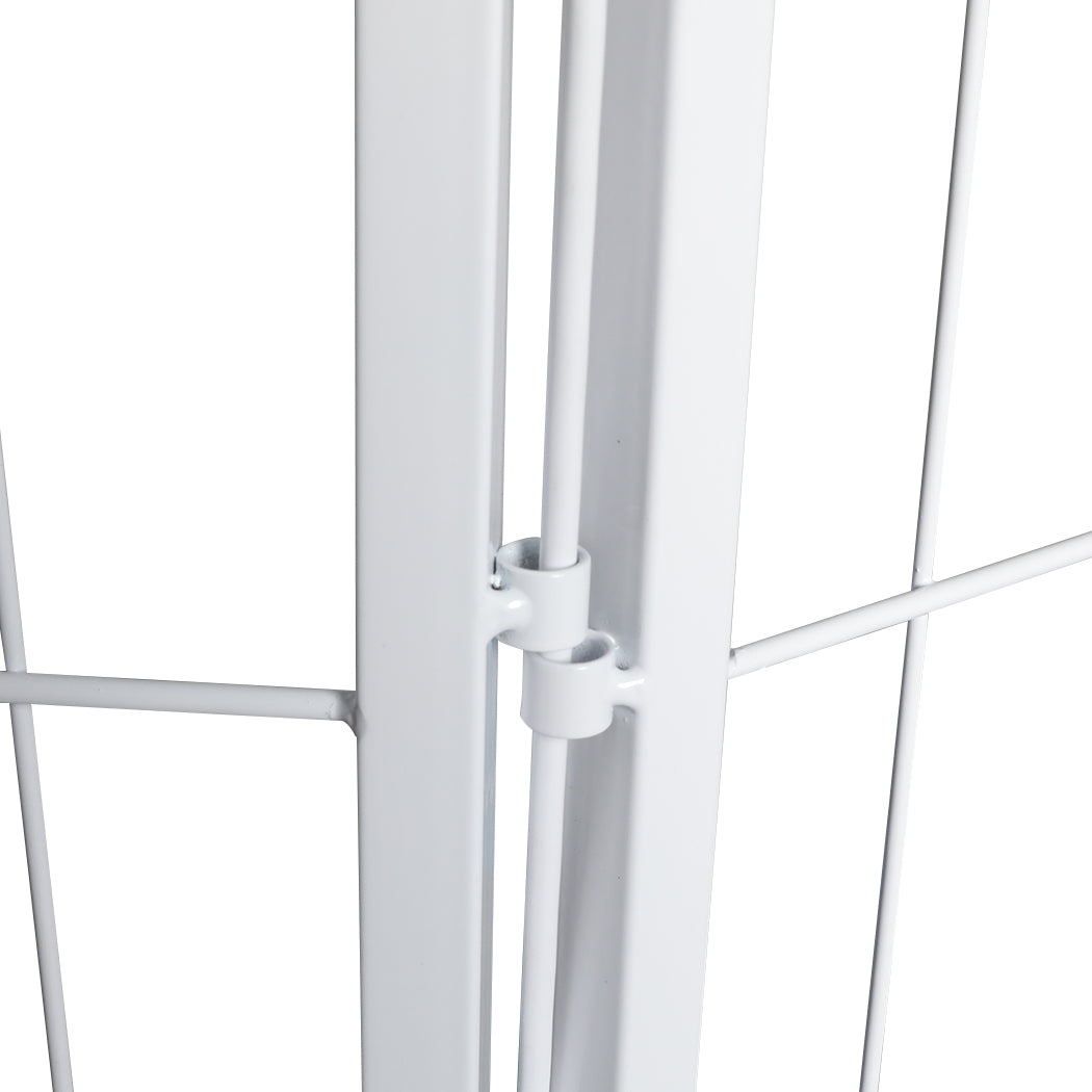 PaWz 8 Panel 48'' Pet Dog Playpen Puppy White 4kg chicken