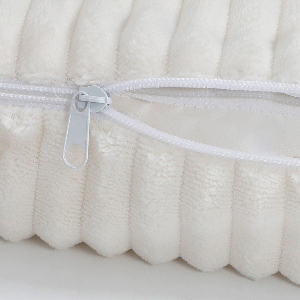 Pawz L Size Orthopedic Dog Bed with Corduroy Removable Cover Waterproof Washable Beige