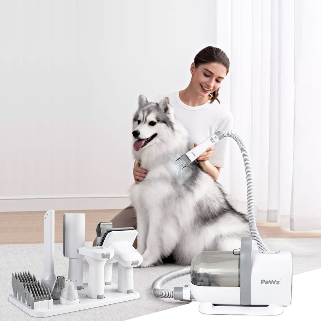 PaWz Pet Grooming Kit Vacuum Hair Dryer Remover